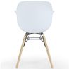 Sedia da Pranzo - Design Scandinavo - Gambe in Legno - Set di 2 - Nordika image 7