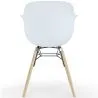 Sedia da Pranzo - Design Scandinavo - Gambe in Legno - Set di 2 - Nordika image 7