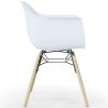 Sedia da Pranzo - Design Scandinavo - Gambe in Legno - Set di 2 - Nordika image 7