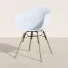 Sedia da Pranzo - Design Scandinavo - Gambe in Legno - Set di 2 - Nordika image 7