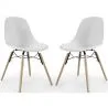 Sedia da Pranzo - Design Scandinavo - Gambe in Legno - Set di 2 - Skögur image 7