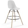 Sgabello da Bar - Design Scandinavo - Gambe in Legno - Set di 2 - Skögur image 7
