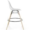 Sgabello da Bar - Design Scandinavo - Gambe in Legno - Set di 2 - Skögur image 7