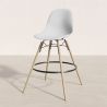 Sgabello da Bar - Design Scandinavo - Gambe in Legno - Set di 2 - Skögur image 7