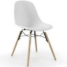 Sedia da Pranzo - Design Scandinavo - Gambe in Legno - Set di 4 - Skögur image 7