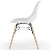 Sedia da Pranzo - Design Scandinavo - Gambe in Legno - Set di 4 - Skögur image 7