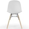 Sedia da Pranzo - Design Scandinavo - Gambe in Legno - Set di 4 - Skögur image 7