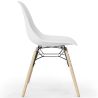 Sedia da Pranzo - Design Scandinavo - Gambe in Legno - Set di 4 - Skögur image 7