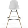 Sgabelli da Bar - Design Scandinavo - Gambe in Legno - Set di 4 - Skögur image 7