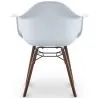 Sedie da Pranzo - Design Scandinavo - Gambe in Legno Scuro - Nordika image 7