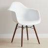 Sedie da Pranzo - Design Scandinavo - Gambe in Legno Scuro - Nordika image 7
