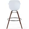 Sgabello da bar - Design Scandinavo - Gambe in Legno Scuro - Nordika image 7