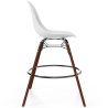 Sgabelli da Bar - Design Scandinavo - Gambe in Legno Scuro - Set di 2 - Skögur image 7