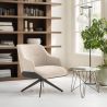Poltrona Moderna Imbottita Stile Mid-Century - Clark image 7