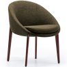 Sedia da Pranzo Imbottita con Gambe in Legno - Design Moderno per Ristoranti e Hotel di Lusso image 7