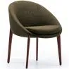 Sedia da Pranzo Imbottita con Gambe in Legno - Design Moderno per Ristoranti e Hotel di Lusso image 7