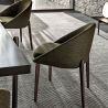 Sedia da Pranzo Imbottita con Gambe in Legno - Design Moderno per Ristoranti e Hotel di Lusso image 7
