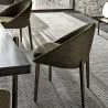 Sedia da Pranzo Imbottita con Gambe in Legno - Design Moderno per Ristoranti e Hotel di Lusso image 7