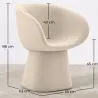 Poltrona di Design Scultoreo Imbottita - Per Hotel, Ristoranti e Spazi di Lusso - Ideali image 7