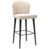 Sgabello da Bar Rivestito in Velluto - Design Moderno e Premium per Ristoranti, Hotel e Case - Velvet Icon image 7