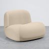 Poltrona Moderna Minimalista a Design Curvo Imbottita in Velluto - Comfort e Stile Contemporaneo - Büba image 7
