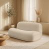 Divano Moderno Minimalista a Design Curvo Imbottito in Velluto - Comfort e Stile Contemporaneo - Büba image 7