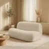 Divano Moderno Minimalista a Design Curvo Imbottito in Velluto - Comfort e Stile Contemporaneo - Büba image 7