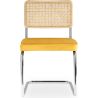 Sedia da pranzo - Rivestita in velluto - Legno e rattan - New Edition - Martha image 7