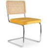 Sedia da pranzo - Rivestita in velluto - Legno e rattan - New Edition - Martha image 7