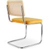 Sedia da pranzo - Rivestita in velluto - Legno e rattan - New Edition - Martha image 7