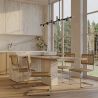 Sedia da Pranzo - Design Vintage - Legno e Rattan - Nuova Edizione - Bruna image 7