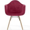 Sedia da Pranzo in Velluto - Design Scandinavo e Gambe in Legno - Nordika image 7