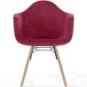 Sedia da Pranzo in Velluto - Design Scandinavo e Gambe in Legno - Nordika image 7