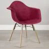 Sedia da Pranzo in Velluto - Design Scandinavo e Gambe in Legno - Nordika image 7