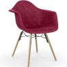 Sedia da Pranzo in Velluto - Design Scandinavo e Gambe in Legno - Nordika image 7