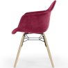 Sedia da Pranzo in Velluto - Design Scandinavo e Gambe in Legno - Nordika image 7