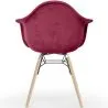 Sedia da Pranzo in Velluto - Design Scandinavo e Gambe in Legno - Nordika image 7