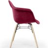 Sedia da Pranzo in Velluto - Design Scandinavo e Gambe in Legno - Nordika image 7