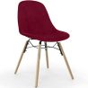 Sedia da Pranzo in Velluto - Design Scandinavo e Gambe in Legno - Skögur image 7