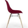 Sedia da Pranzo in Velluto - Design Scandinavo e Gambe in Legno - Skögur image 7