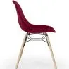 Sedia da Pranzo in Velluto - Design Scandinavo e Gambe in Legno - Skögur image 7