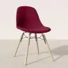 Sedia da Pranzo in Velluto - Design Scandinavo e Gambe in Legno - Skögur image 7