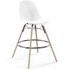 Sgabello da Bar in Velluto - Design Scandinavo e Gambe in Legno - Skögur image 7