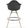 Sgabello da Bar in Velluto - Design Scandinavo e Gambe in Legno - Nordika image 7
