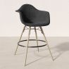 Sgabello da Bar in Velluto - Design Scandinavo e Gambe in Legno - Nordika image 7