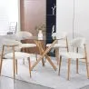 Tavolo da Pranzo Rotondo - Design Scandinavo - 4/5 Posti - Tesfa image 7