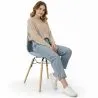 Sedia da Pranzo con Cuscino - Design Scandinavo e Gambe in Legno - Skögur image 7