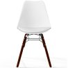 Sedia da Pranzo con Cuscino - Design Scandinavo e Gambe in Legno Scuro - Skögur image 7