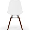 Sedia da Pranzo con Cuscino - Design Scandinavo e Gambe in Legno Scuro - Skögur image 7