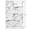 Grande Tappeto dal Design Moderno Effetto Marmo - (290x200 cm) - Calico image 7